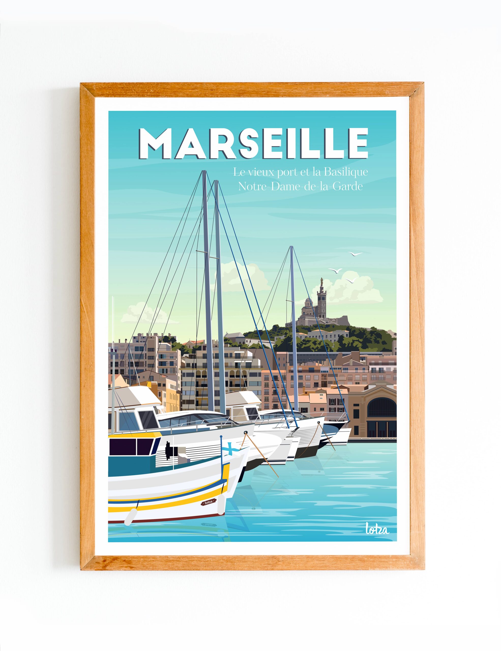 Original poster - Marseille, If Castle - Provence Collection