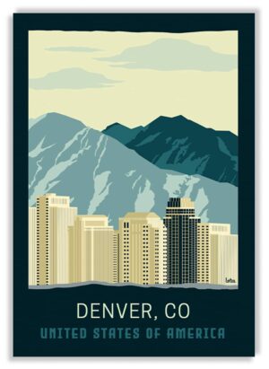 Affiche Denver, CO