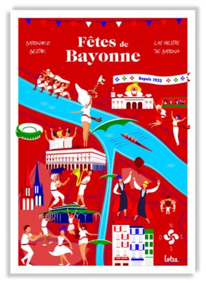 Affiche Fêtes de Bayonne