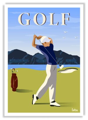 Affiche Golf