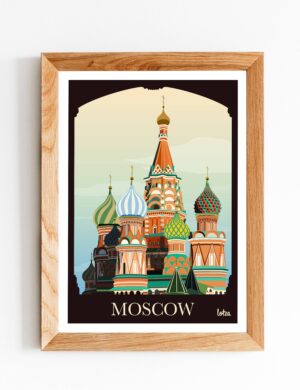 Affiche Moscou