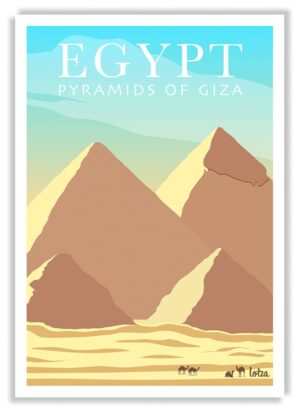 Affiche Pyramids Of Giza