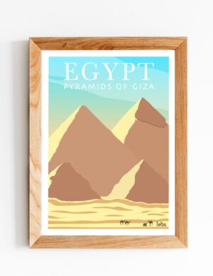 Affiche Pyramids Of Giza