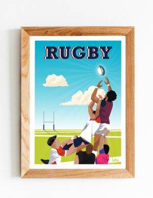 Affiche Rugby