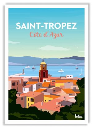 Affiche Saint-Tropez