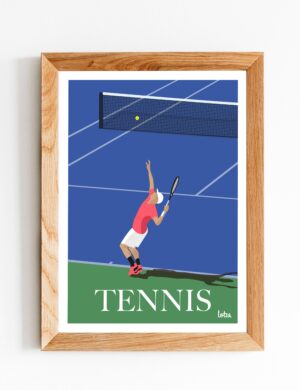 Affiche Tennis (version US Open)