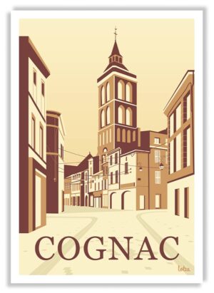 Affiche Ville de Cognac