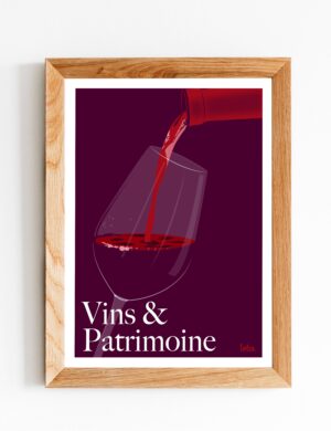 Affiche Vins & Patrimoine