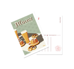Carte postale Alsace
