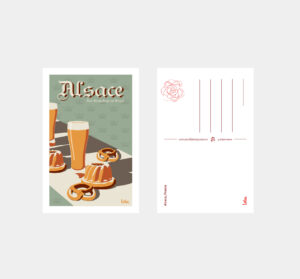 Carte postale Alsace