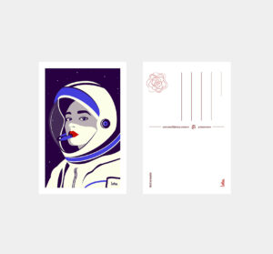 Carte postale Astronaute