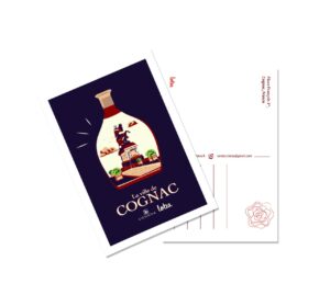 Carte postale Cognac (Bouteille)