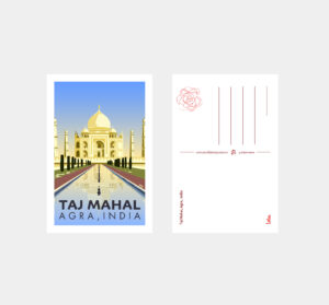 Carte postale Taj Mahal