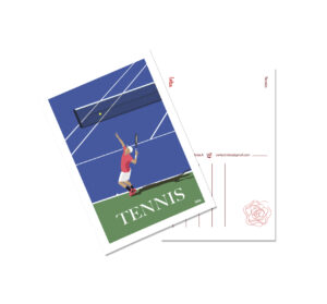 Carte postale Tennis (version US Open)