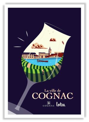 Affiche Cognac (Verre)